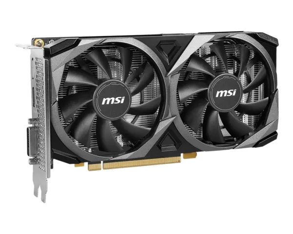 MSI GeForce RTX 3050 VENTUS 2X XS 8GB OC - Grafikkort - GF RTX 3050 - 8 GB GDDR6 - PCIe 4.0 x8 - DVI, HDMI, DisplayPort