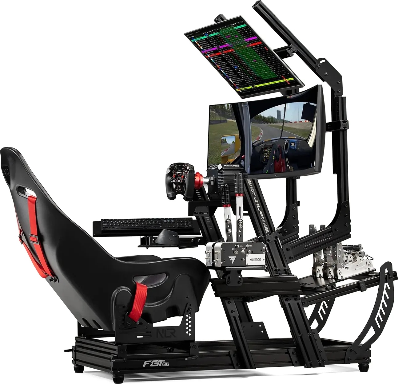 Next Level Racing F-GT Elite Lite Wheel Plate Edition Sièges simulation gaming