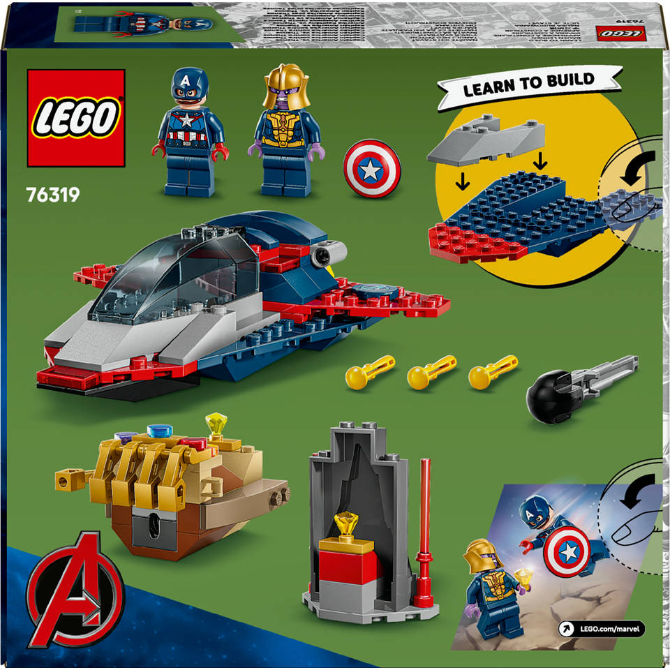 LEGO Marvel Captain America vs Thanos 76319