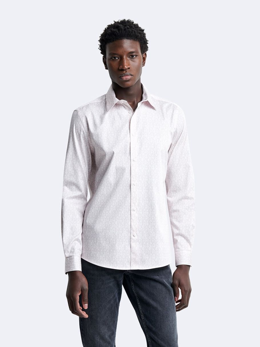 Chemise slim fleurie