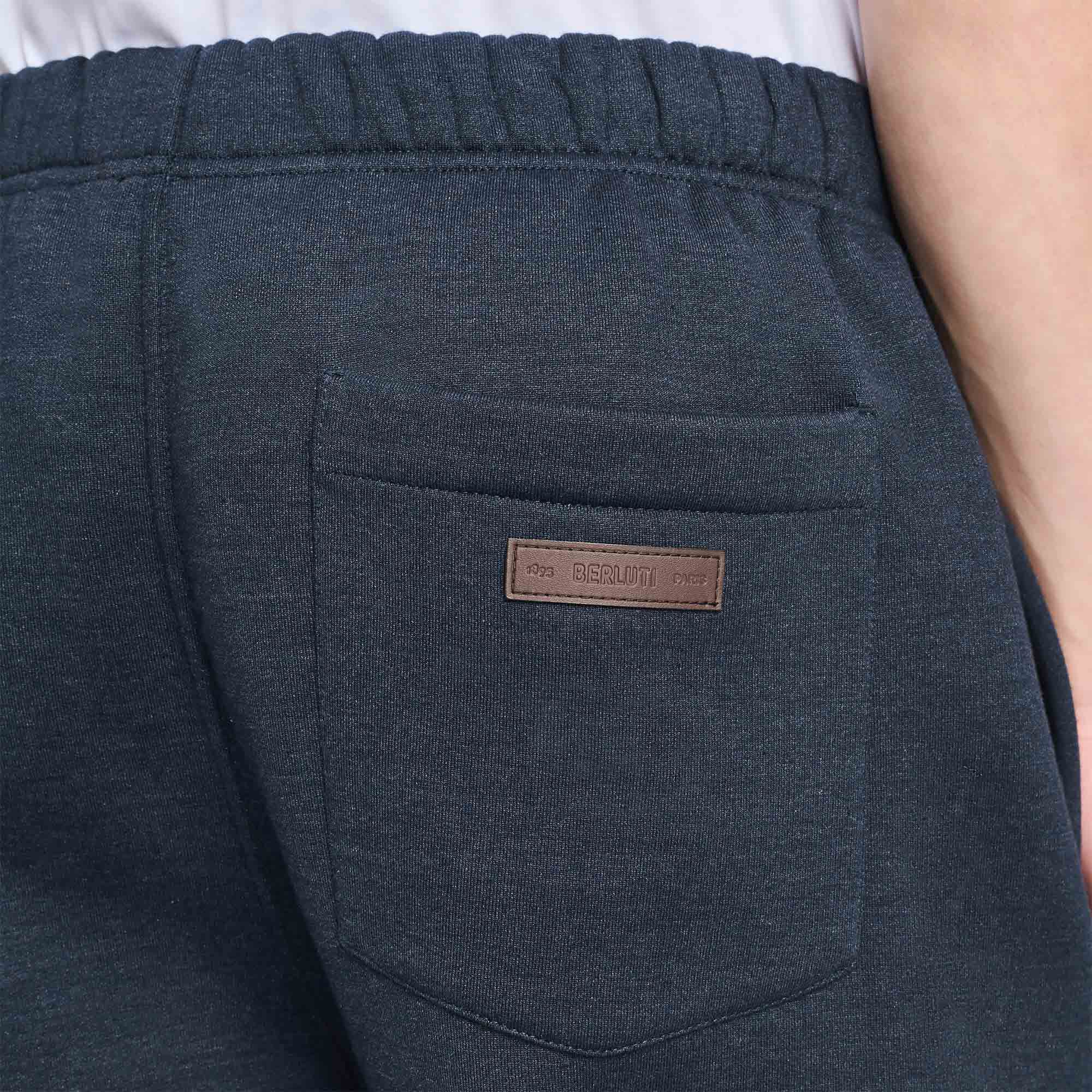 Pantalon De Jogging Avec Detail Cuir