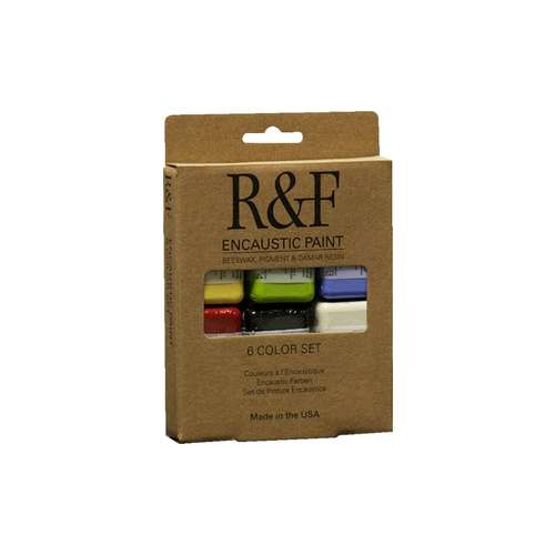 R&F HANDMADE Enkaustik Farben, 6er-Sets