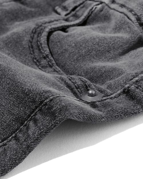 jean court bébé gris foncé