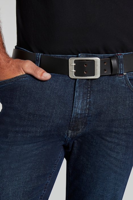 Leder Gürtel, echtes Leder, Doppel Schließe, bis Gr. 170cm