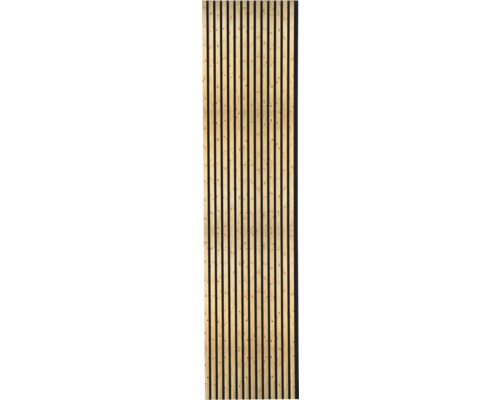 Akoestisch paneel van ruw, massief Zwitsers grenenhout, 2400 x 572 x 19 mm
