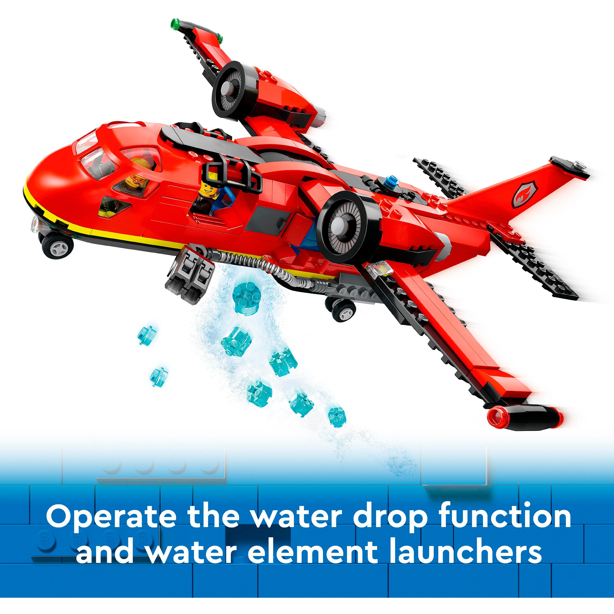 LEGO Konstruktionsspielzeug City Löschflugzeug
