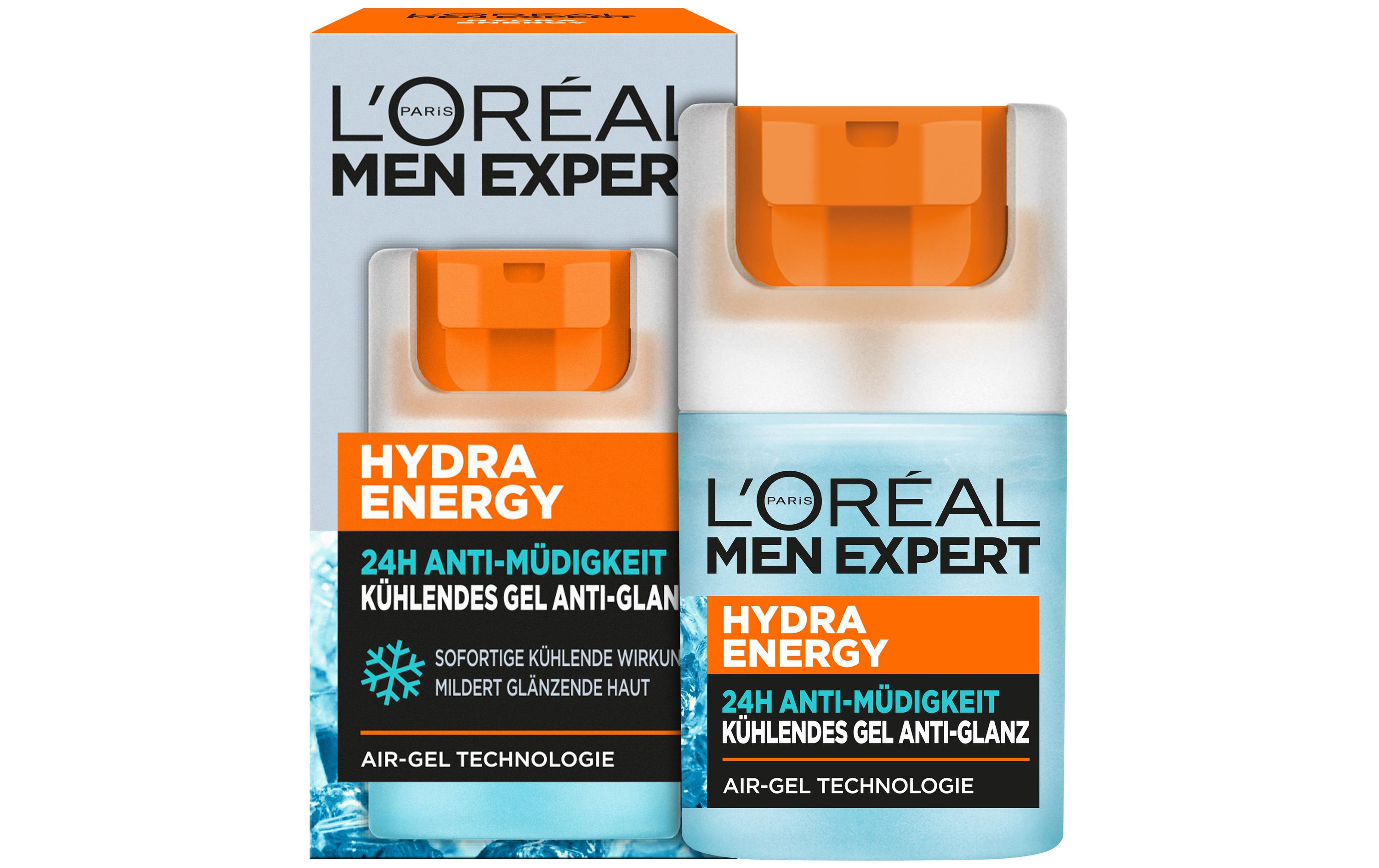 Gesichtspflege Expert Day Cream Hydra Energy 50 mlKühlendes Feuchtigkeitsgel Anti-Glanz belebt die Haut und sorgt für Wohlbefinden