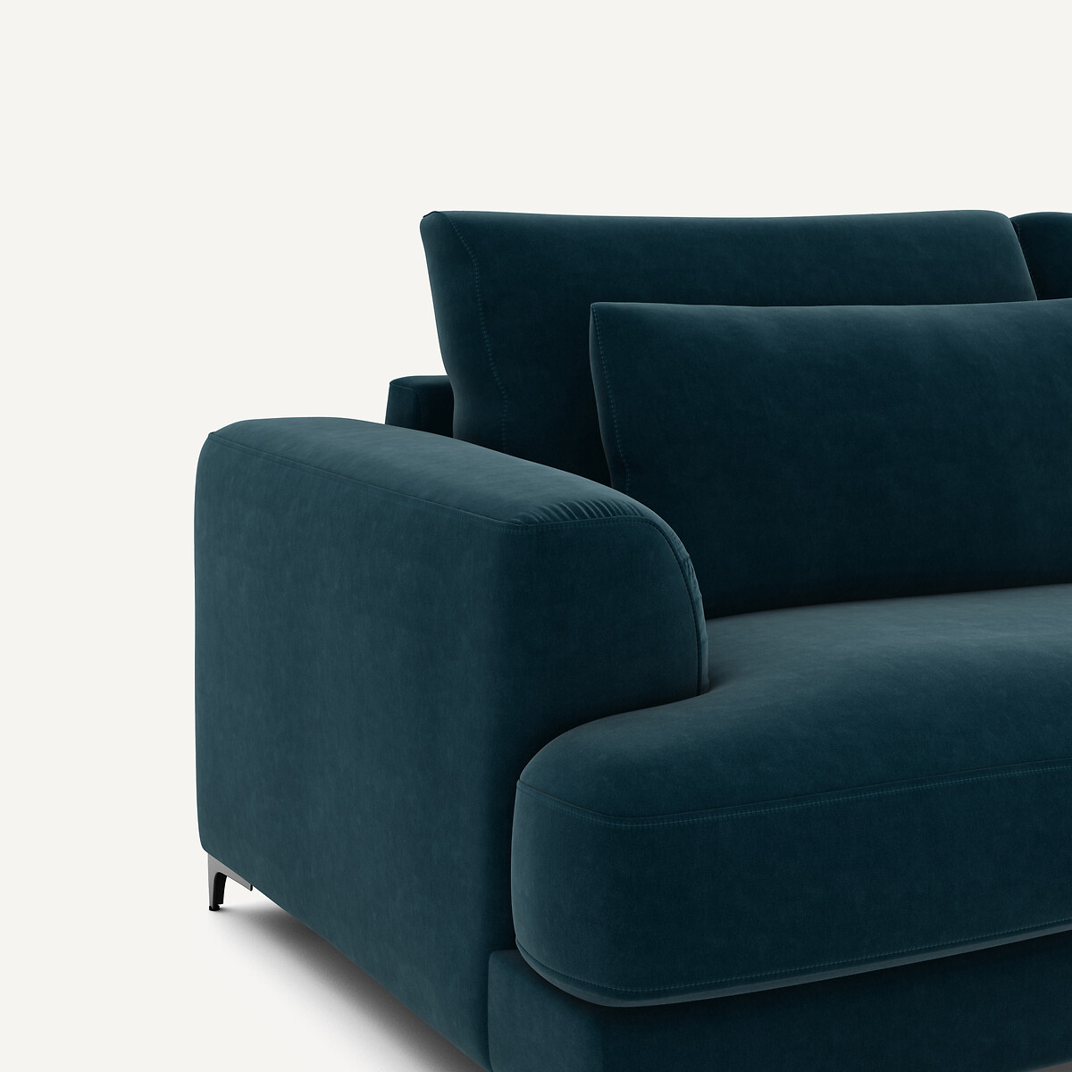 AM.PM<br>Sofá-cama de 3 lugares em veludo, Marsile