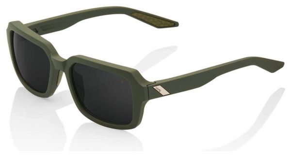 Lunettes 100% Rideley Soft Tact Vert / Miroir Noir
