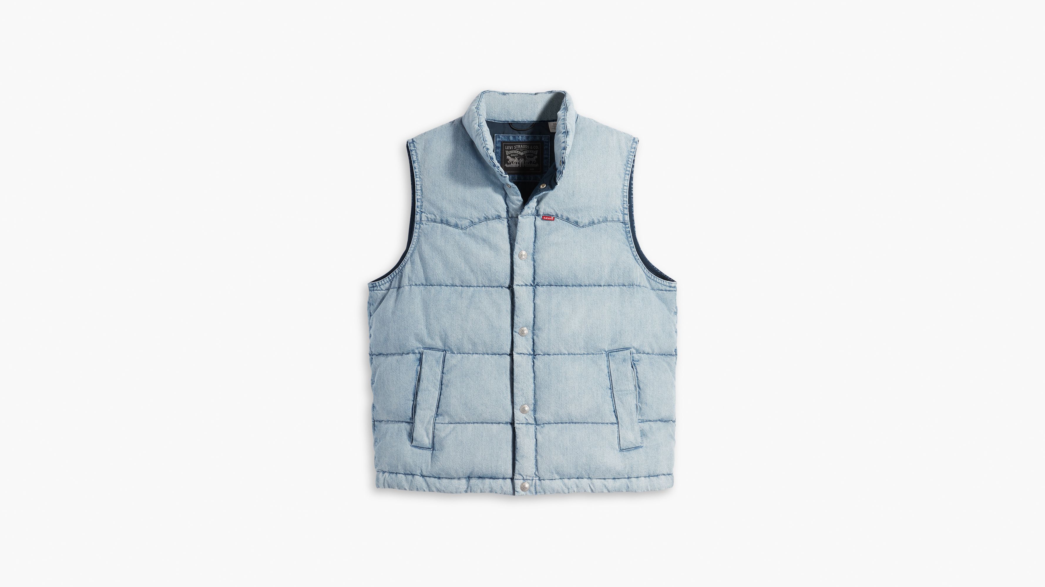Doudoune sans manches Western Super - Marion - Bleu