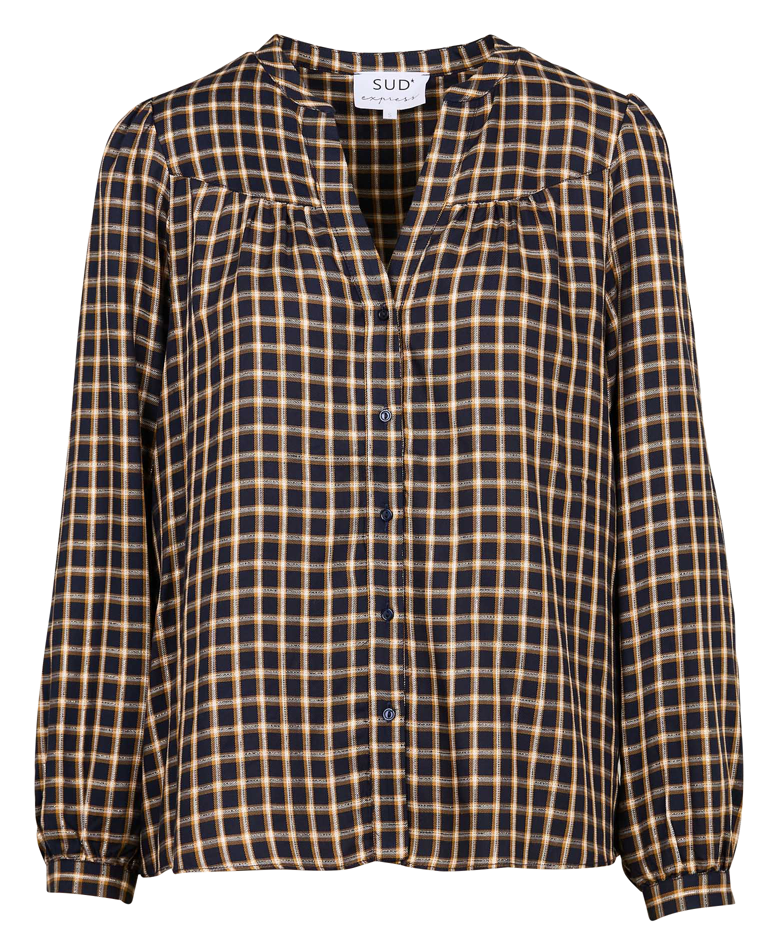 CORIBA - Chemise oversize à carreaux | Bleu