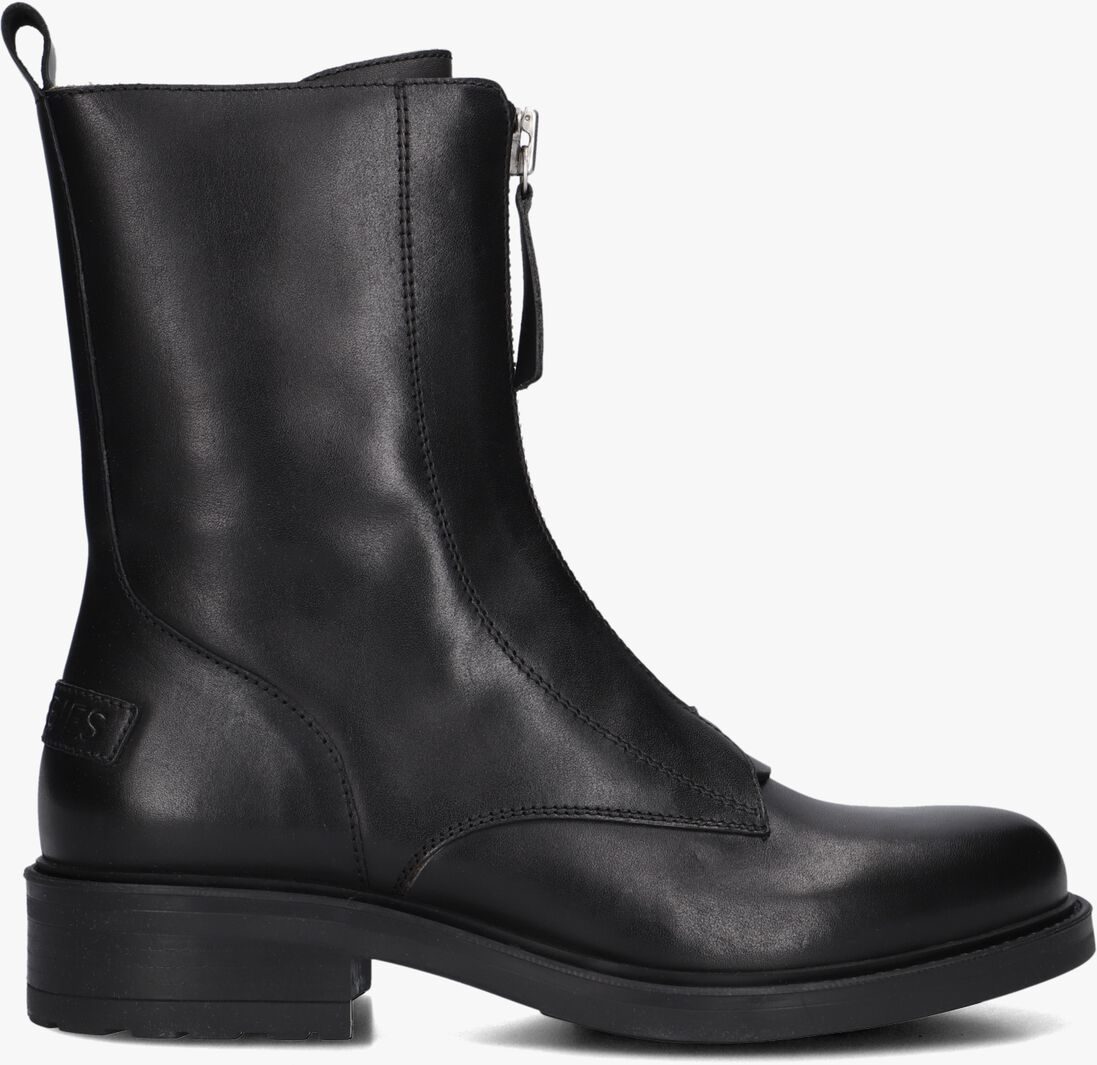 zwarte shabbies enkelboots dean zipa