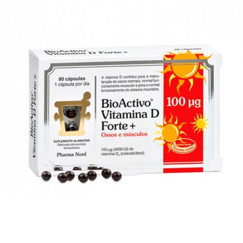 BioActivo Vitamina D Forte  80 cápsulas