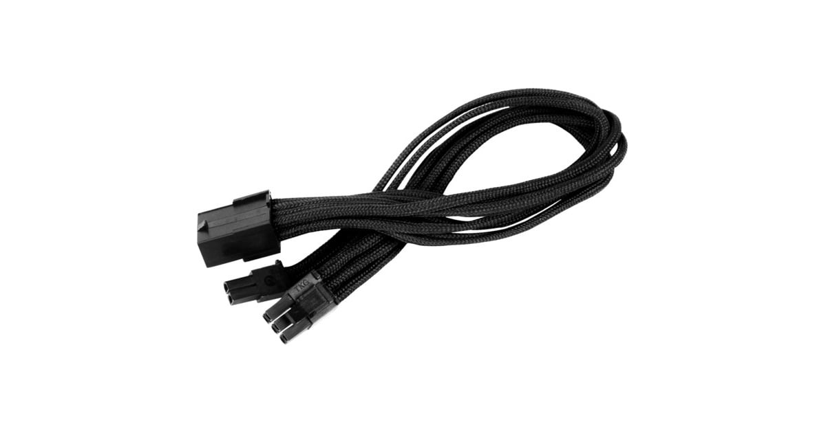 SilverStoneVerlengkabel SST-PP07-PCIB  (Zwart, 25 centimeter, PP07-PCIB)