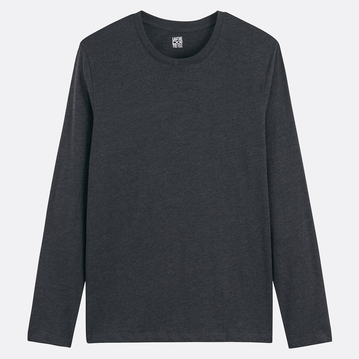 COLEÇÃO LA REDOUTE<br>Camiseta de gola redonda e mangas compridas