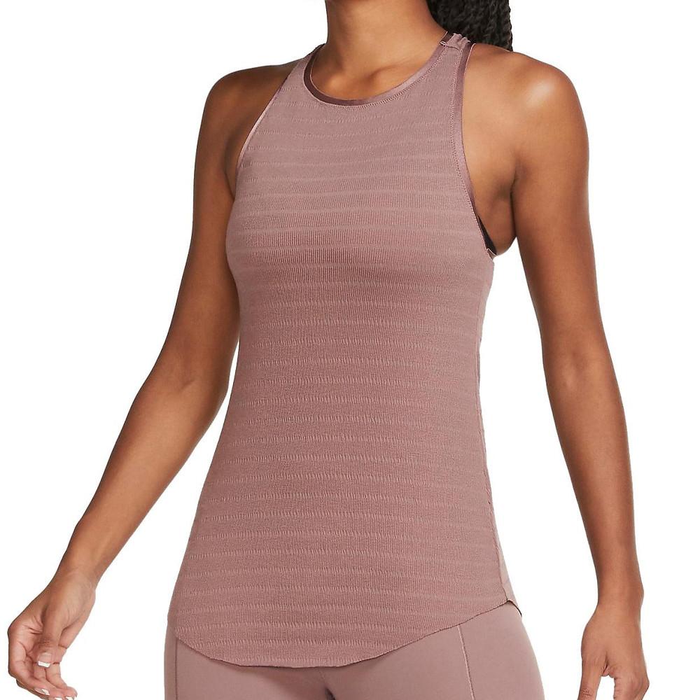 Nike Débardeur Marron Femme Nike Yoga
