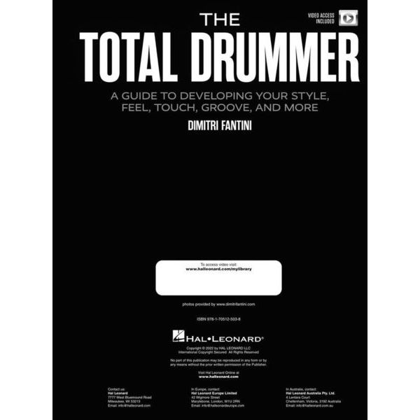 Hal Leonard The Total Drummer