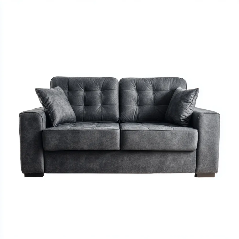 2-Sitzer-Sofa Stoff 150x80x85 cm - Dunkelgrau - Modernes Design