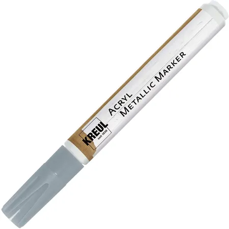 KREUL Acryl Metallic Marker Medium 2 - 4 mm, silber
