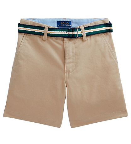 Polo Ralph Lauren Shorts - Bedford - Khaki m. Gürtel