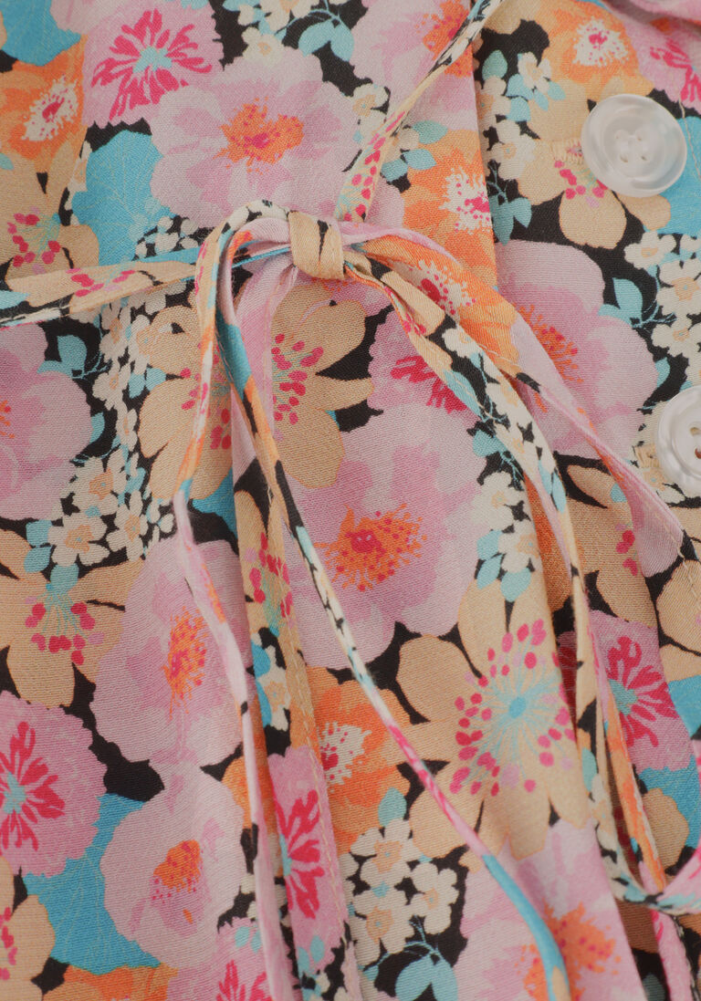 CATWALK JUNKIE oranje catwalk junkie midi jurk dr orange blossom wrap