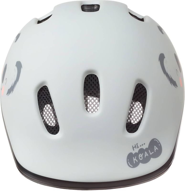 Polisport - Koala - Kinderhelm - Grijs mat - Verstelbaar - Lichtgewicht - Ventilatieopeningen