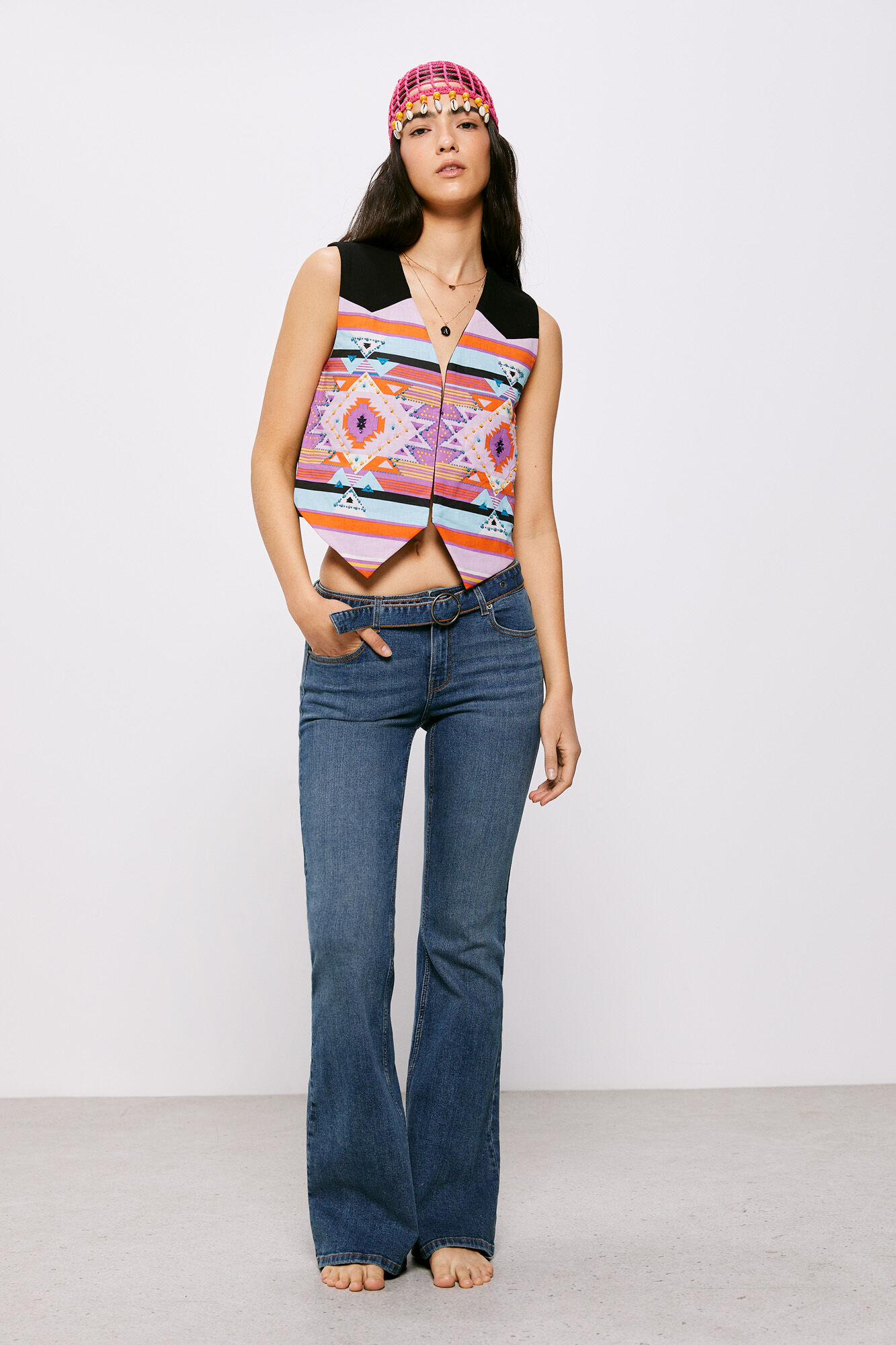 Calça jeans 0010 - azul médio