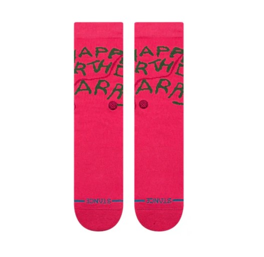 Stance Happee Crew Pink M