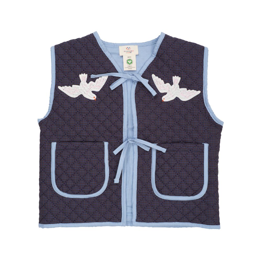Copenhagen Colors Vest Checkered Quilted