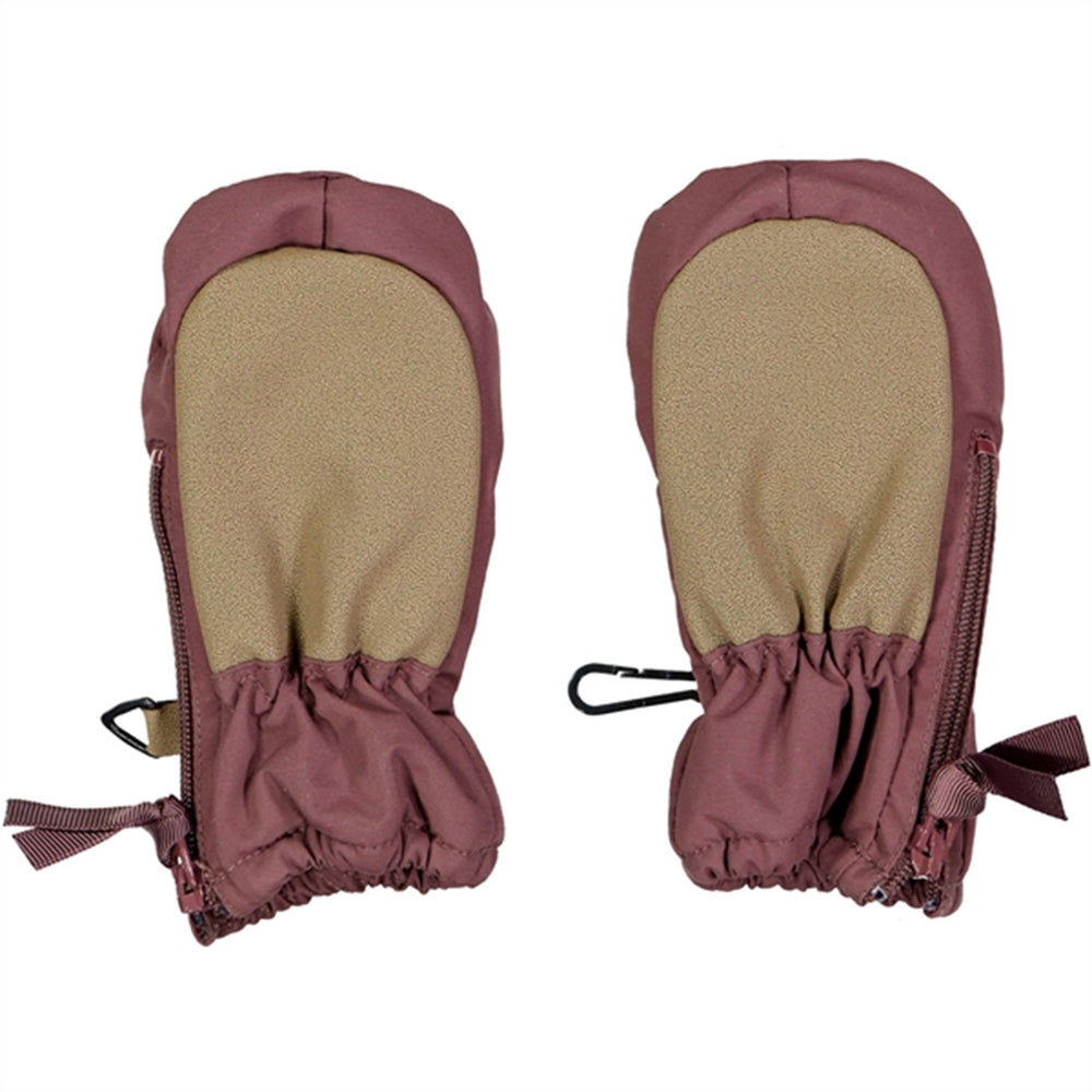 Luffer m/Lynlås Tech Eggplant - Wheat → Luksusbaby.dk