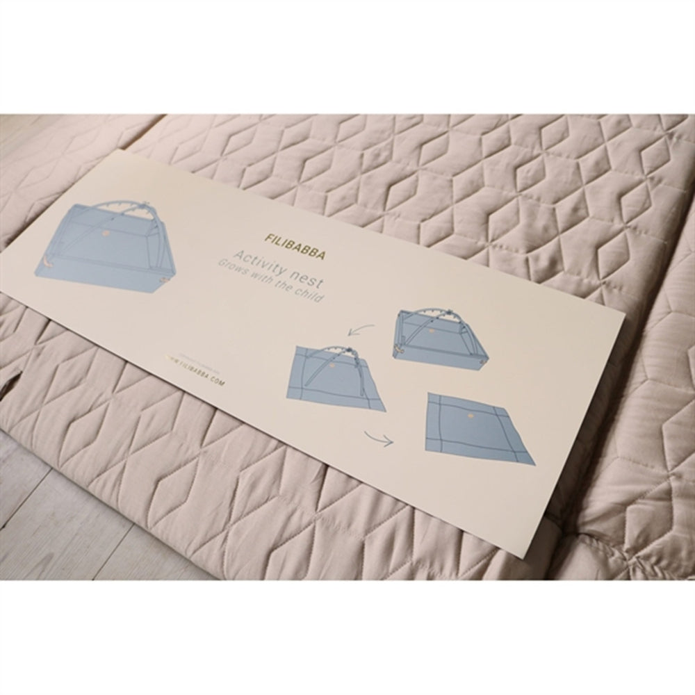 Aktivitetsnest Soft Quilt Doeskin