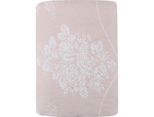 CONCEPT1 - Parure de lit housse de couette Kraliçe 240x220cm matelassée + 2 taies 60x60 blanc
