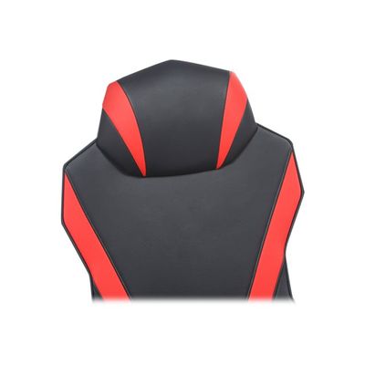 Fauteuil gamer ONLINE - accoudoirs réglables - enceintes intégrées - noir et rouge
