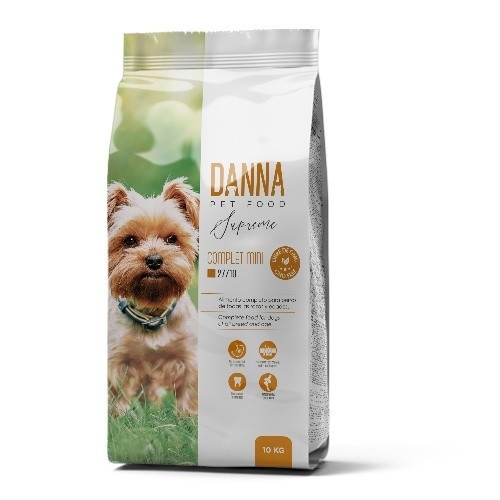 Alimento completo para cães de pequeno porte, sabor frango.