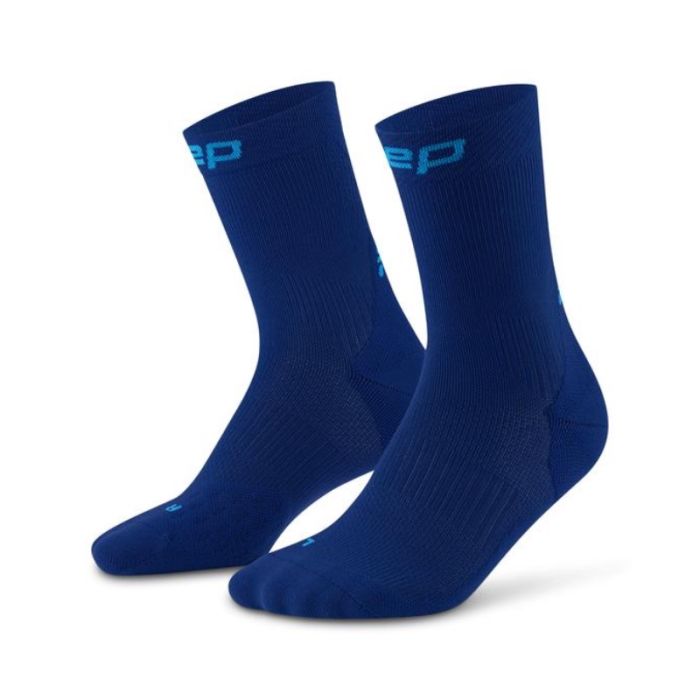 CEP Dame Strømper Core Run Socks Mid-Cut 5.0 Blå