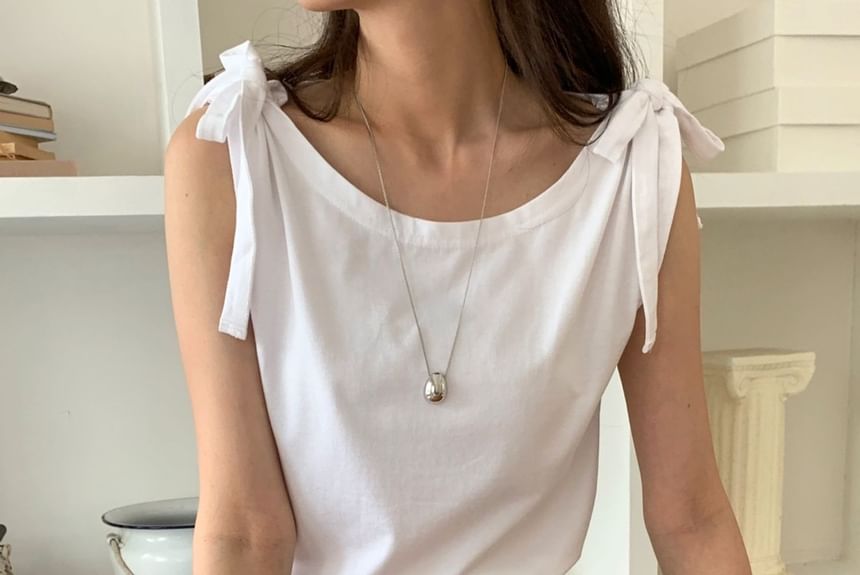 SeoulPop - Tanktop met strik