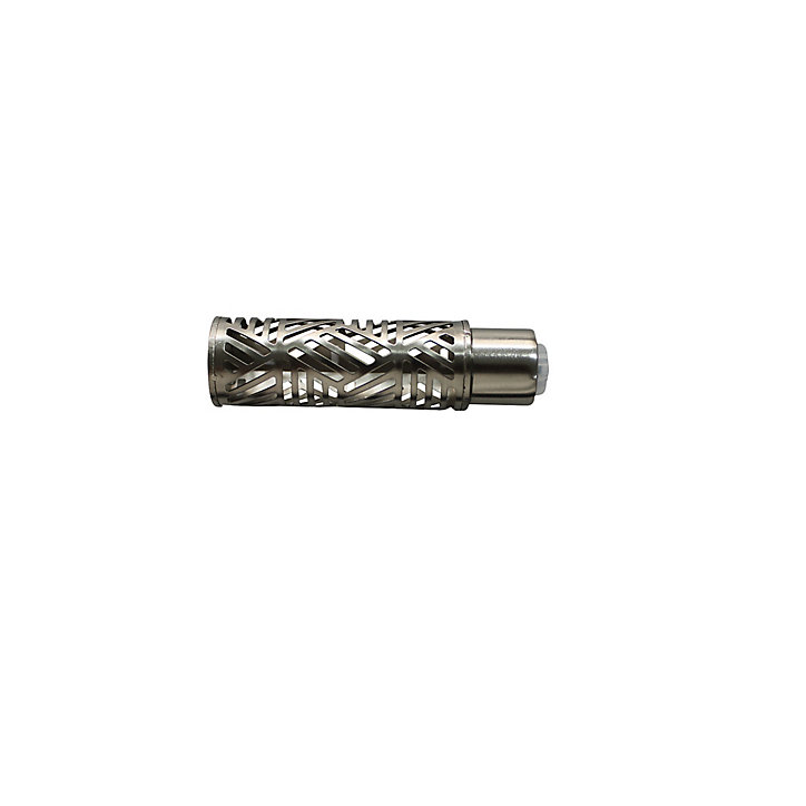 Kit de tringle à rideau extensible embout bouchon Athens GoodHome 120/210 cm, Ø16/19mm gris