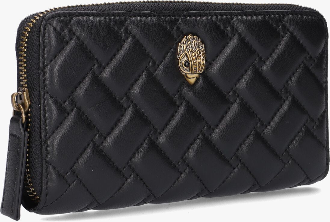 KURT GEIGER LONDON zwarte kurt geiger london portemonnee zip around wallet eagle
