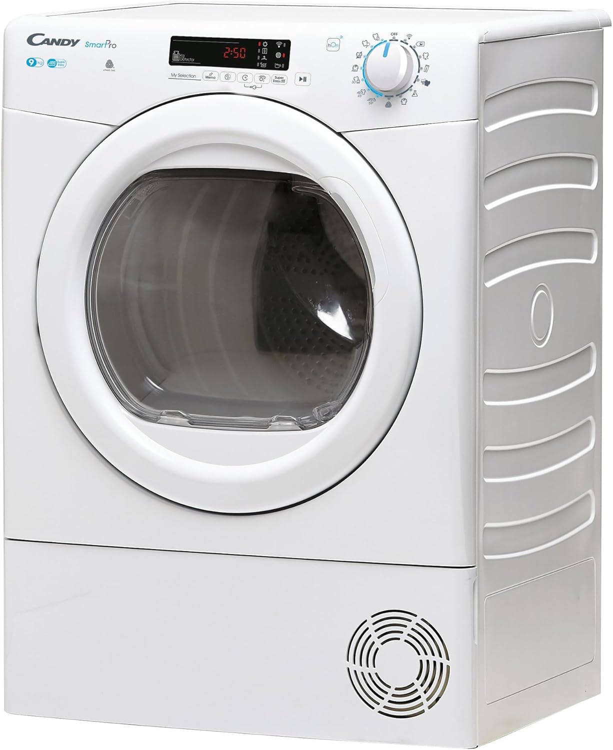 CANDY CSOE C9DG-S Kondesntrockner 9 KG Fassungsvermögen, Wi-Fi + Bluetooth, Symbolblende (9 kg)