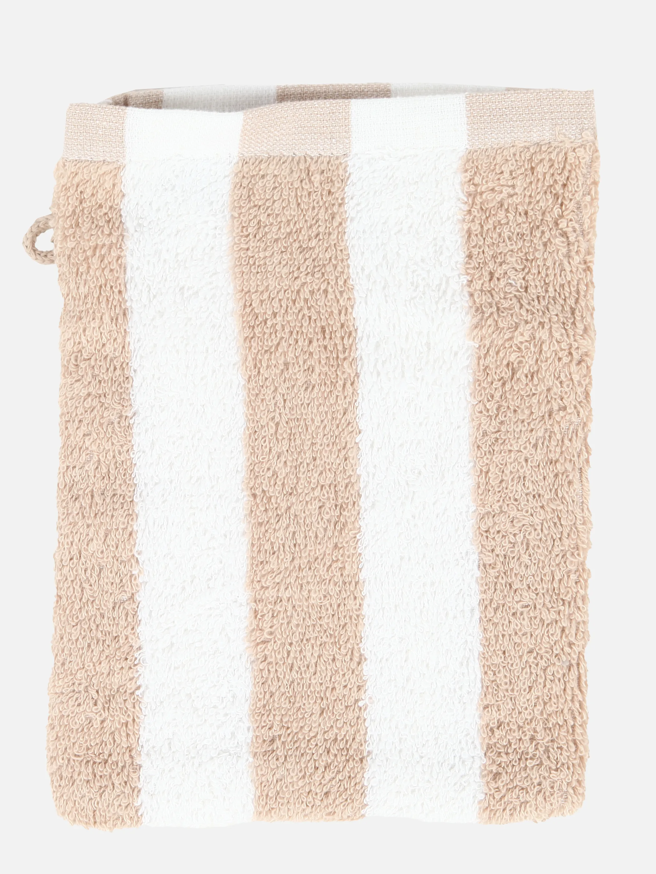 Waschhandschuh gestreift, 15x21cm