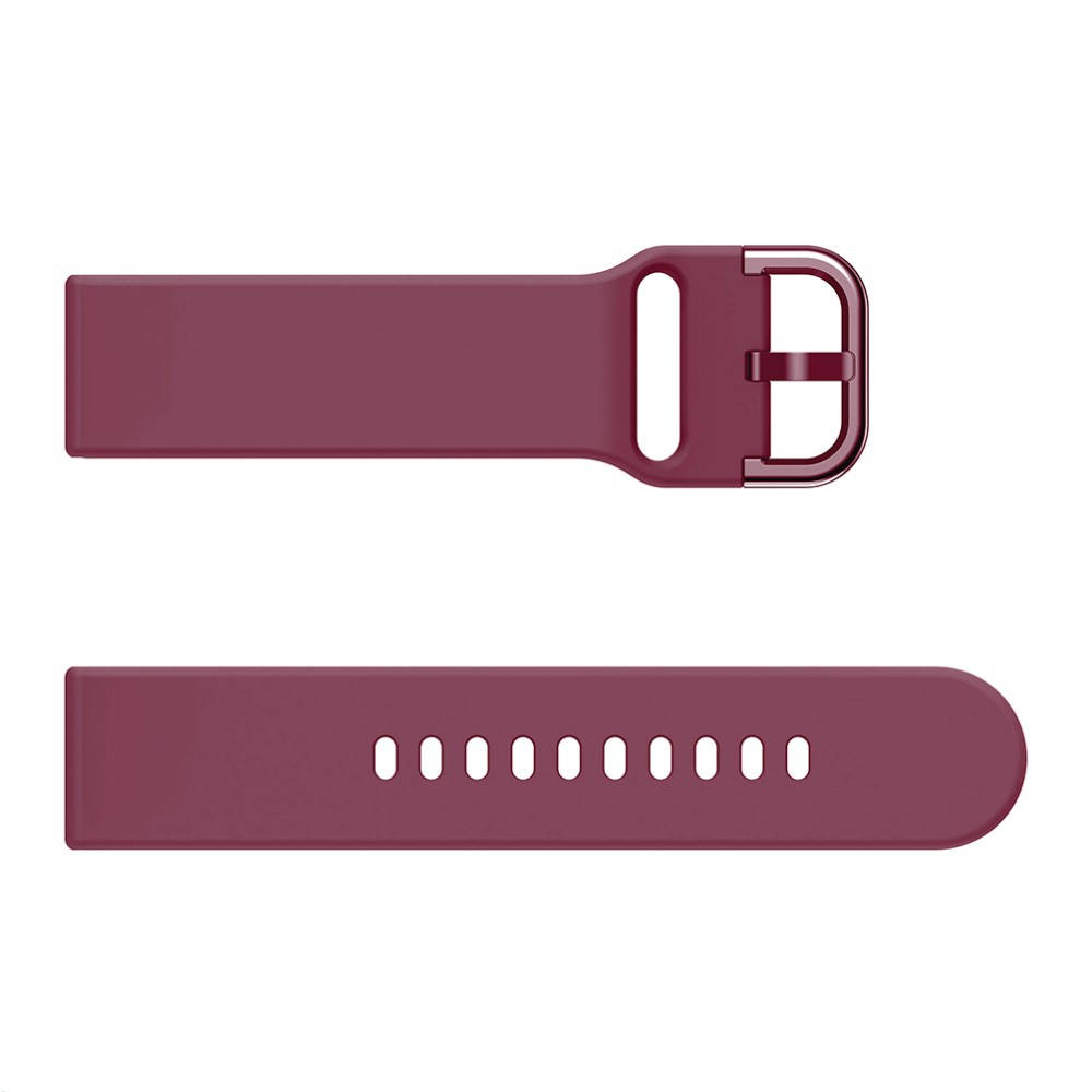 Samsung Galaxy Watch 6 (40mm) Silikon Sport Armband mit Dornschliesse (Gelenkumfang: 155-195mm) - Weinrot