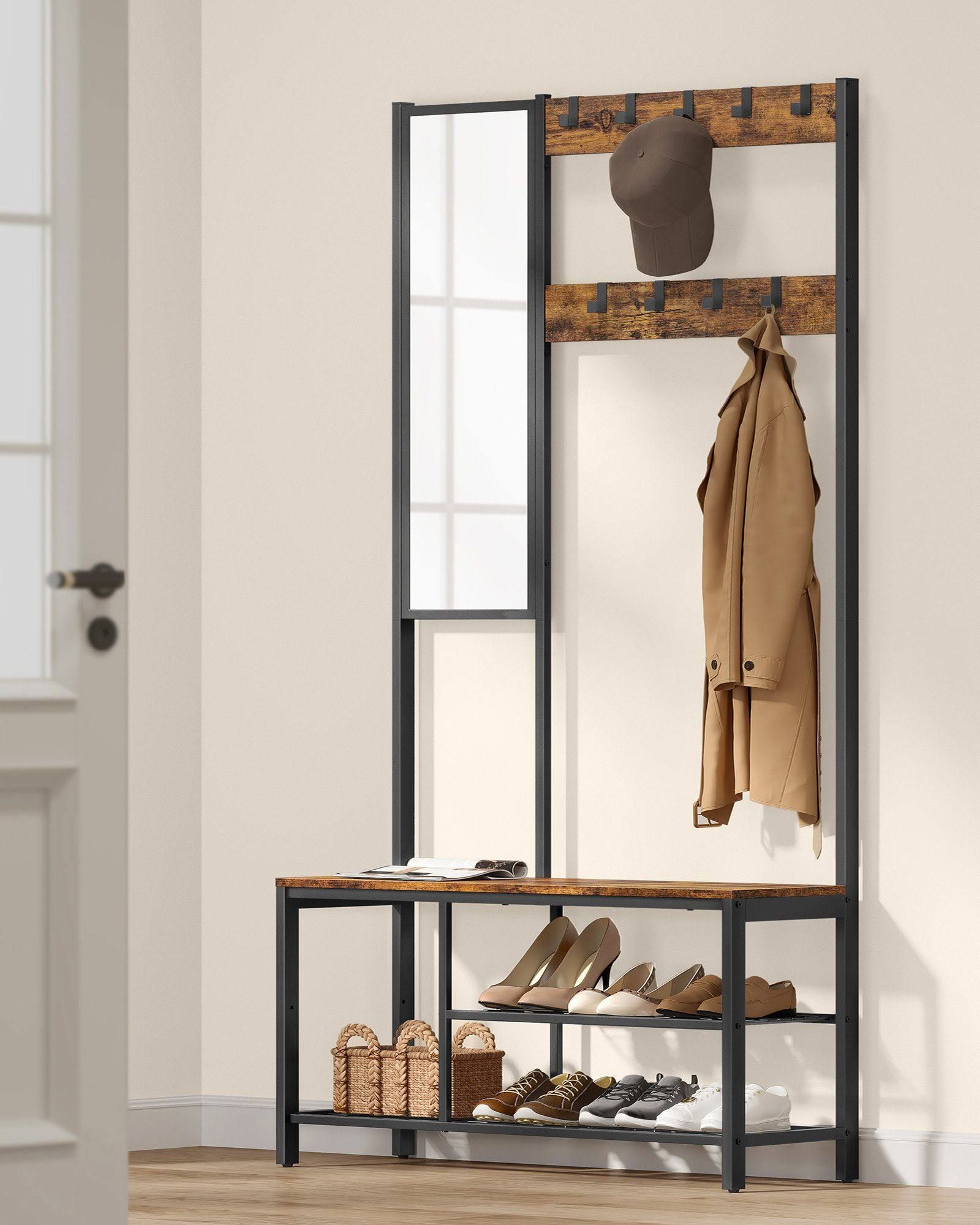 Vasagle Garderobe + Kleiderhaken hsr050b01v1