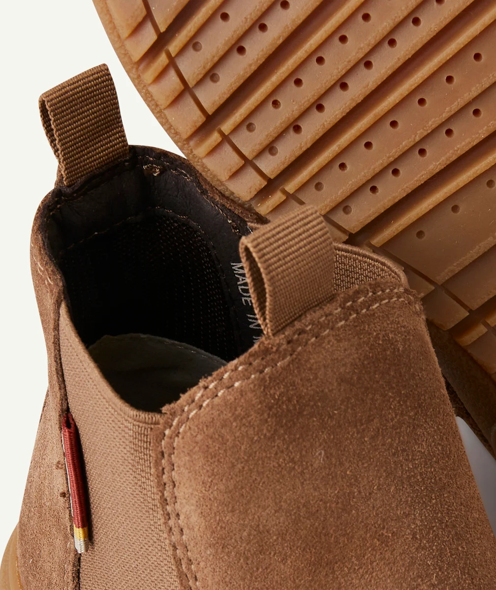 GEOXBOTTINES GARÇON THELEVEN EN CUIR MARRON