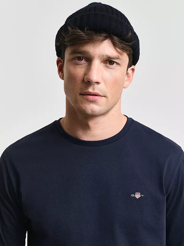 GANT Langarmshirt dunkelblau