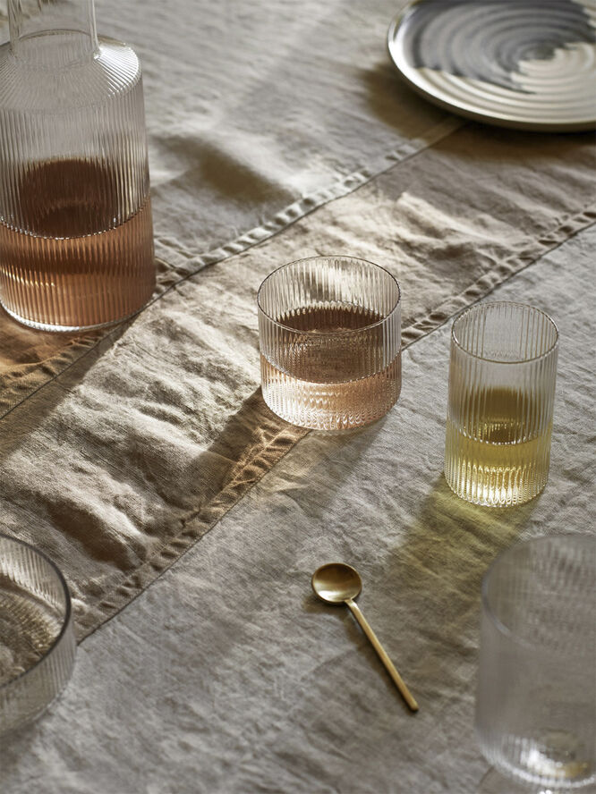 ferm LIVING Ripple Verrines - Set of 4 - Clear Clear
