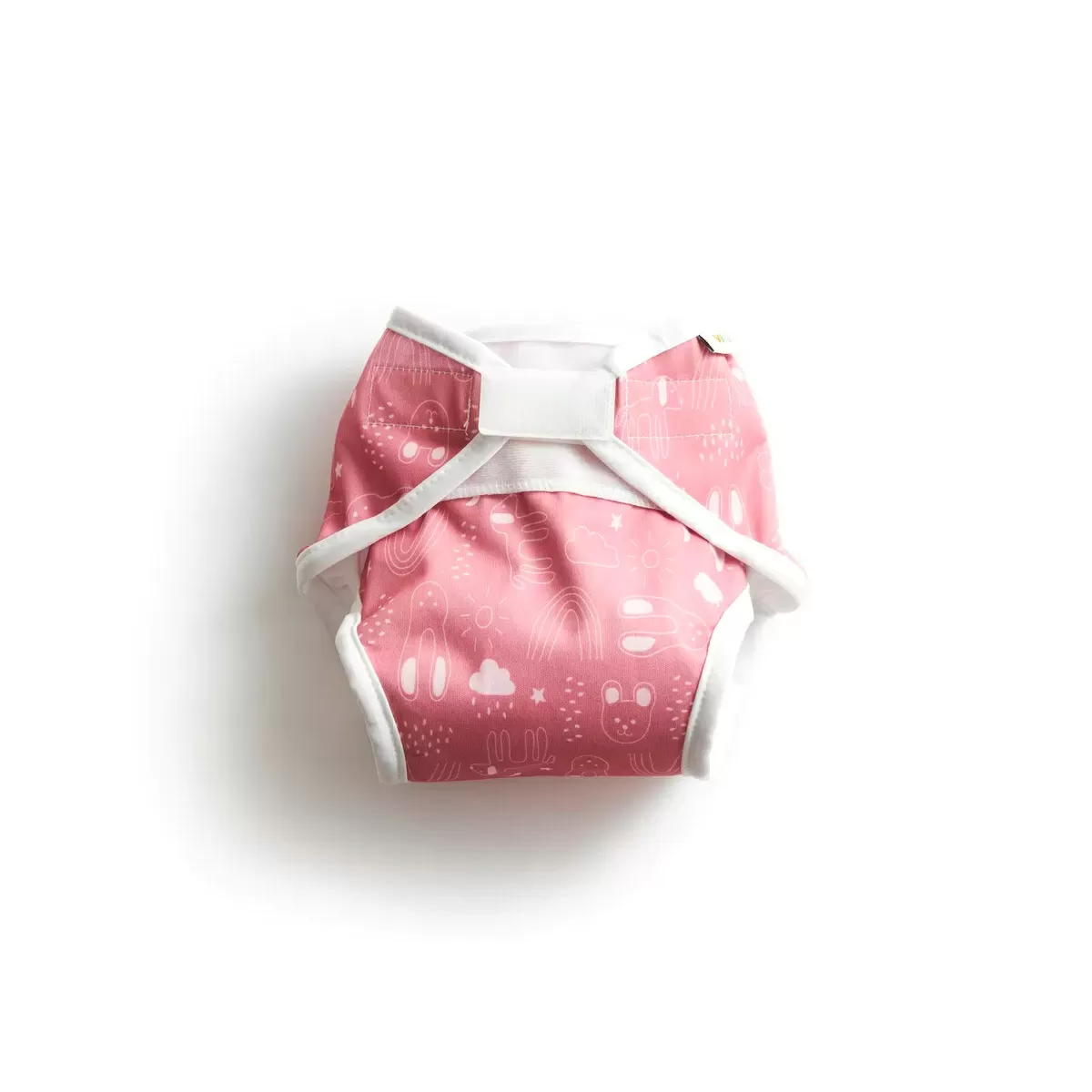 Vimse Diaper Cover Rusty Pink Teddy - Flere størrelser