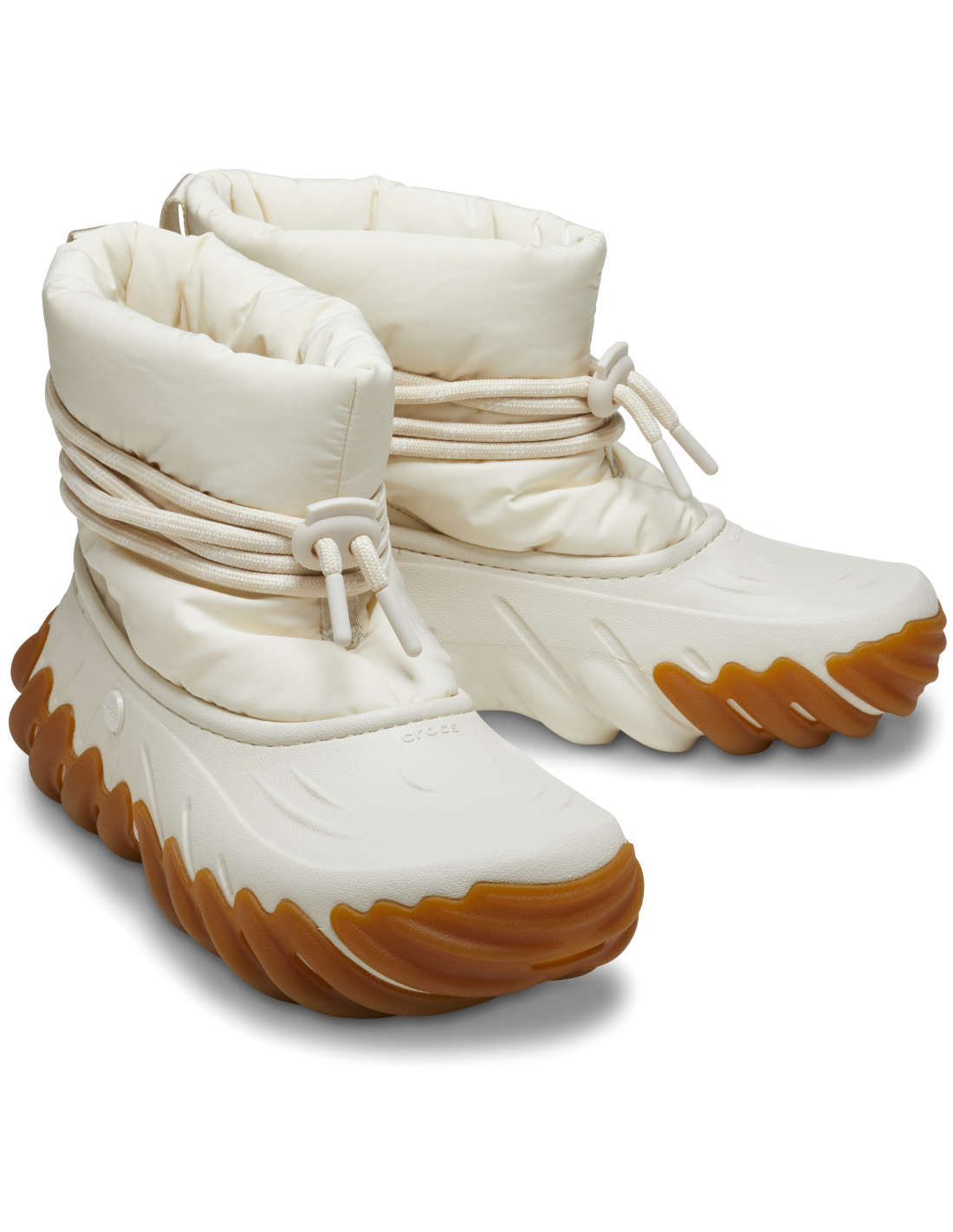 crocs Après-ski mixte echo boot stucco blanc