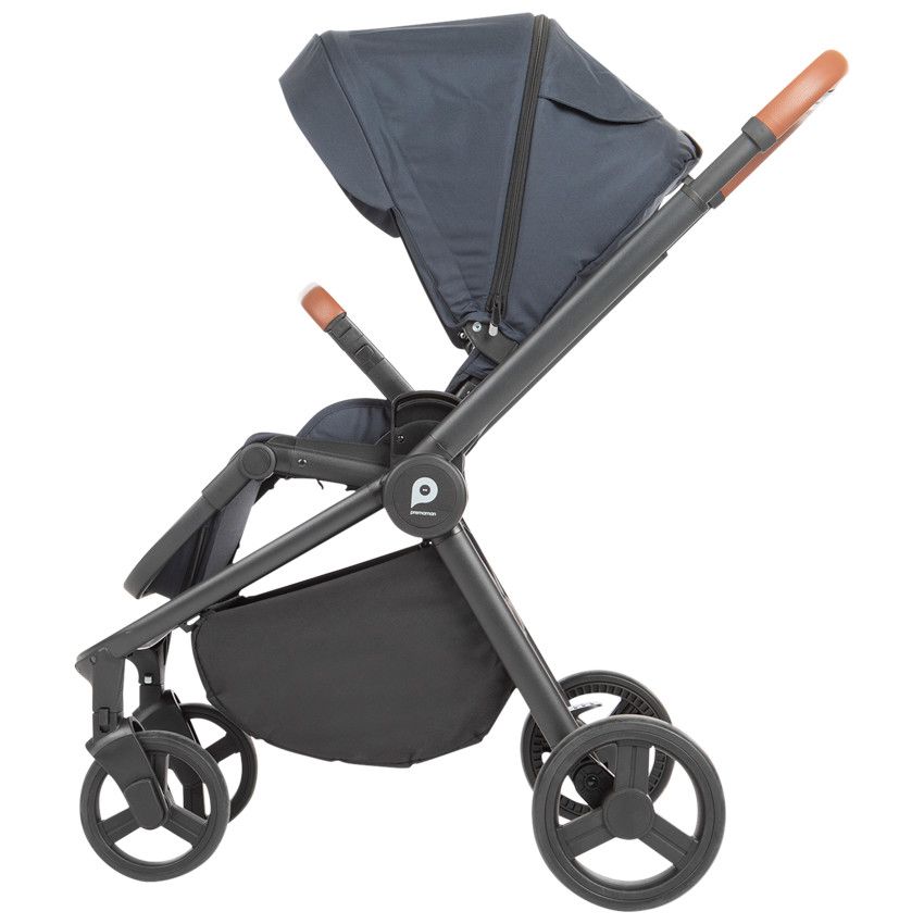 Poussette trio Tessa - Bleu marine - Ecru