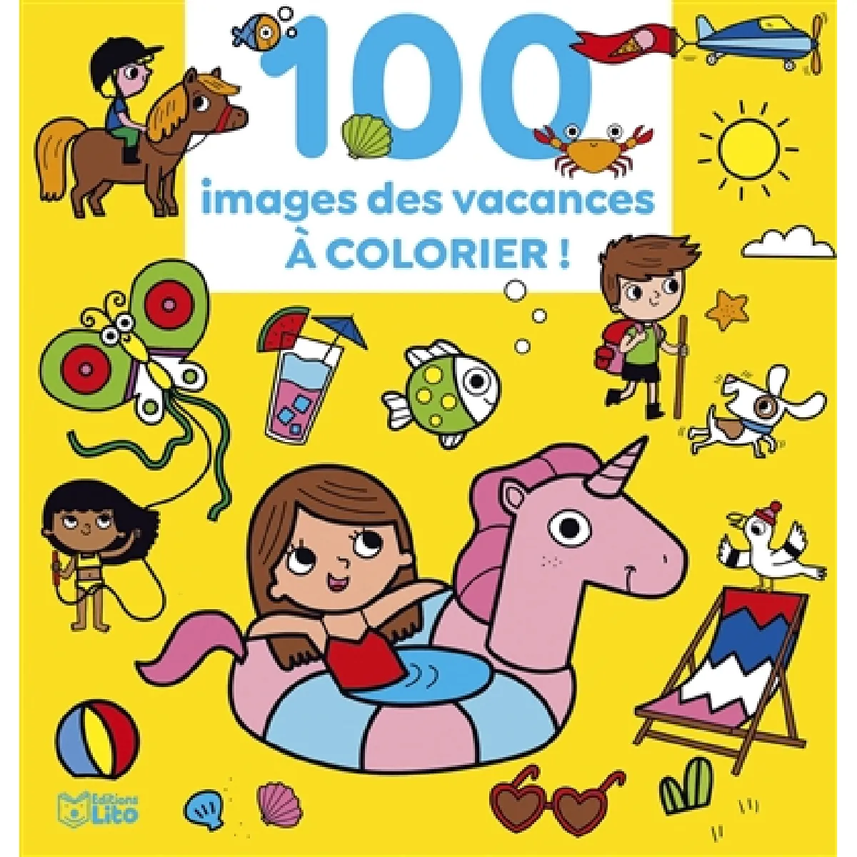 100 images des vacances à colorier !