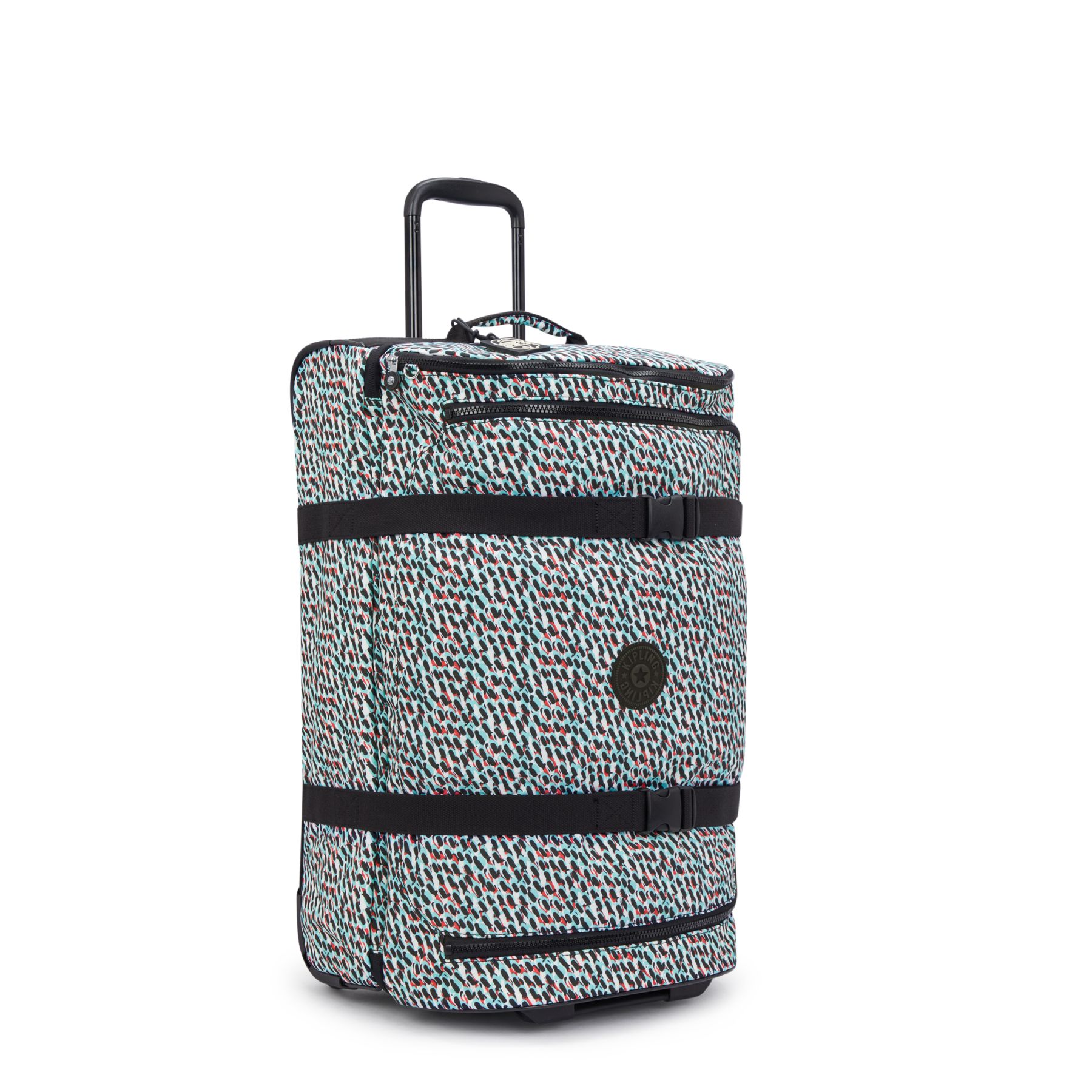 AVIANA M Valise à roulettes de taille moyenne avec sangles ajustables - Abstract Print